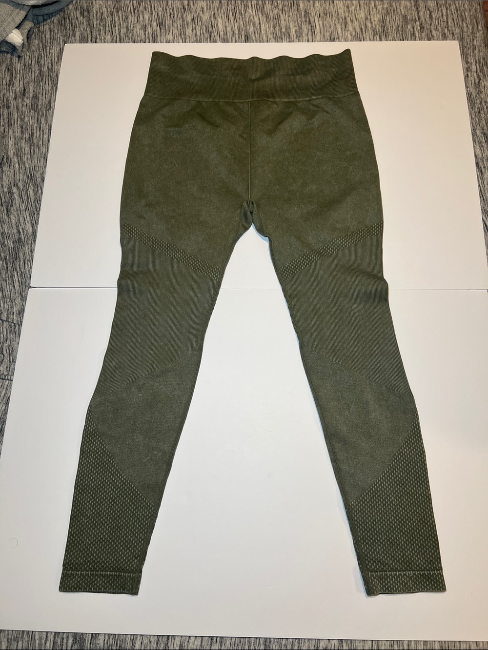 MTA Sport Olive Green Kids Seamless Leggings